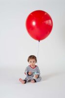 Larkwood Kinder Streifen-Langarm-Body Baby-Strampler LW057