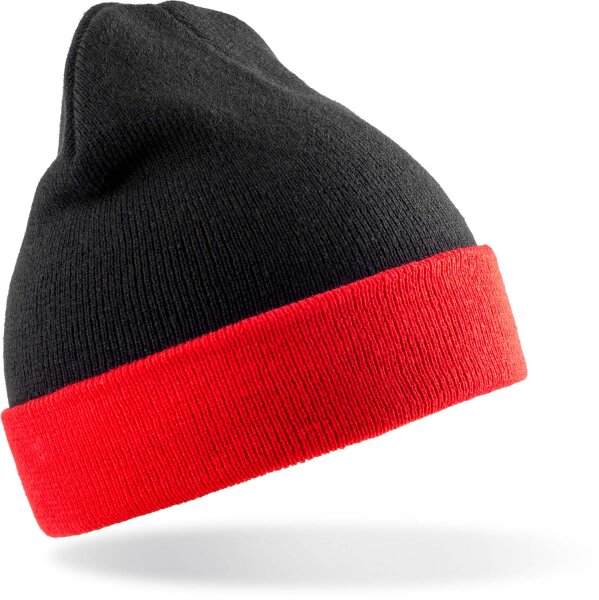 Result Genuine Recycled Unisex Strickmütze Black Compass Beanie RC930X