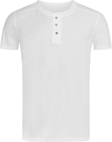 Stedman Herren Henley Slub T-Shirt ST9430