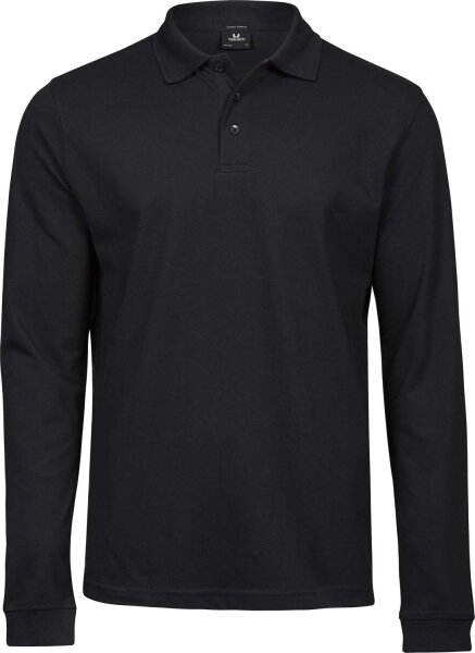 Tee Jays Herren Luxus Stretch Piqué Polo langarm 1406