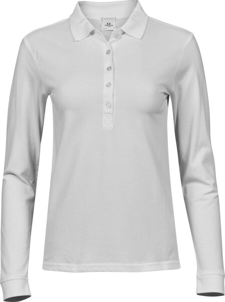 Tee Jays Damen Luxus Piqué Stretch Polo langarm 146
