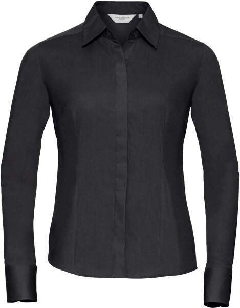 Russell Damen Popeline Bluse langarm R-924F-0