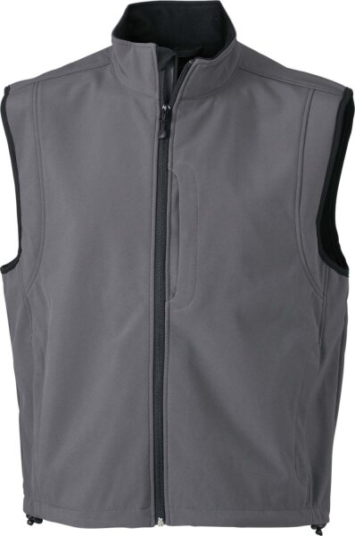 James & Nicholson Herren 3-Lagen Softshell Gilet Bodywarmer JN136