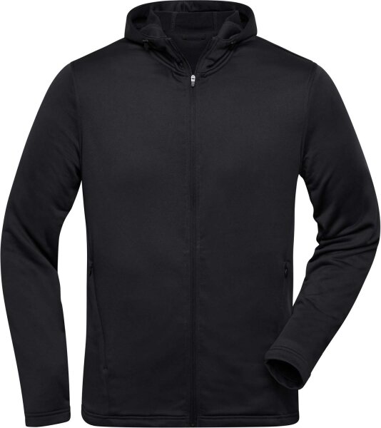 James & Nicholson Herren Sport Hoody mit Zip Sweatjacke JN532
