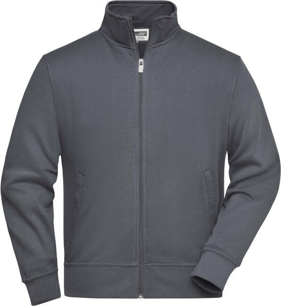 James & Nicholson Unisex Sweatjacke mit Stehkragen JN836