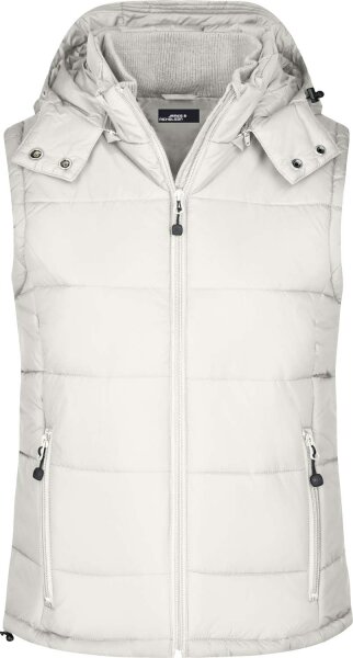 James & Nicholson Damen Kapuzen Steppweste Bodywarmer JN1005