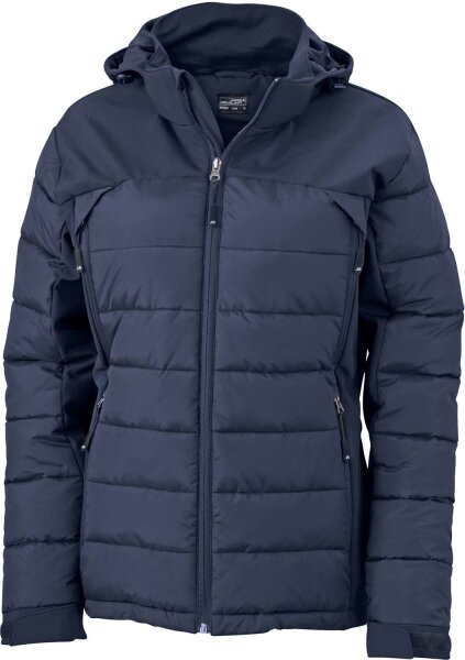 James & Nicholson Damen Outdoor Hybrid Jacke Stepp-Jacke JN1049