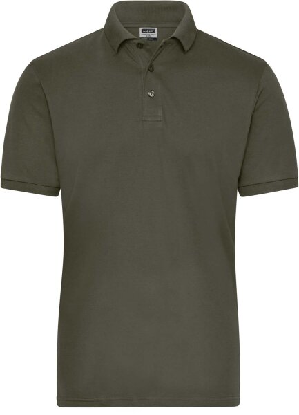 James & Nicholson Herren Bio Stretch Polo Work Solid JN1806