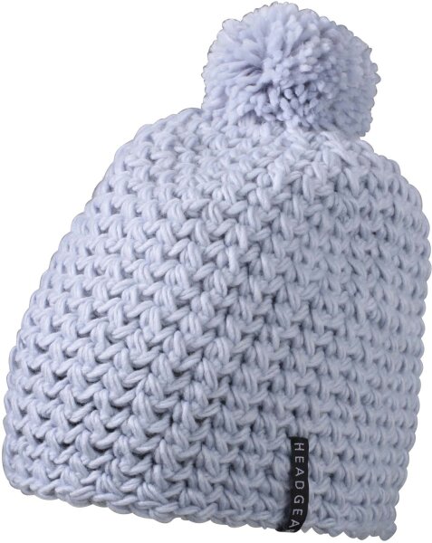Myrtle Beach Unisex Häkelmütze mit Pompon Bommel-Mütze MB7939