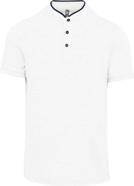 Kariban Herren Polo mit Maokragen K223