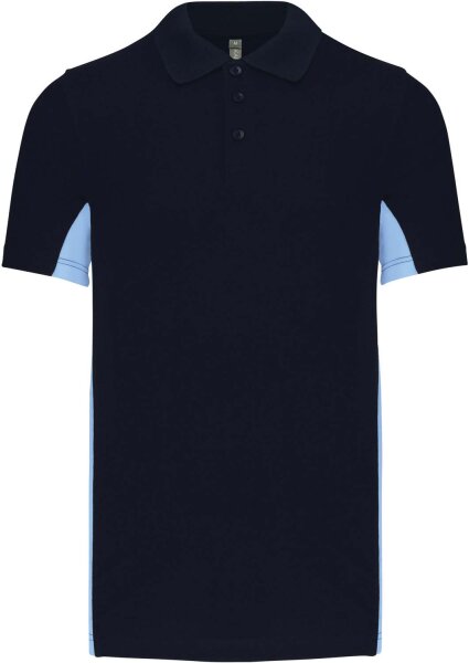 Kariban Unisex 2-farbiges Piqué Polo Flag K232