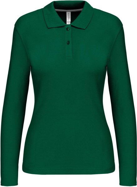 Kariban Damen Piqué Polo langarm K244