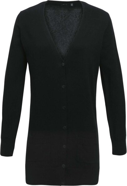 Premier Workwear Damen Strickjacke lang Cardigan PR698