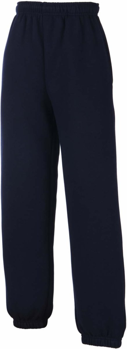 Fruit Of The Loom Kinder Jogginghose – Schwarz, Größe 152 (ca. 12-13 Jahre), 70% Baumwolle, 30% Polyester, Mit Tunnelzug & Seitenaschen