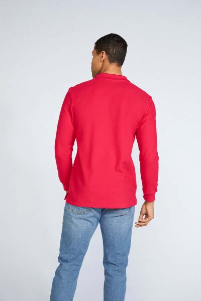 Gildan Herren Premium Cotton langarm Double Piqué Polo 85900