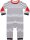 Larkwood Kinder Streifen-Langarm-Body Baby-Strampler LW057
