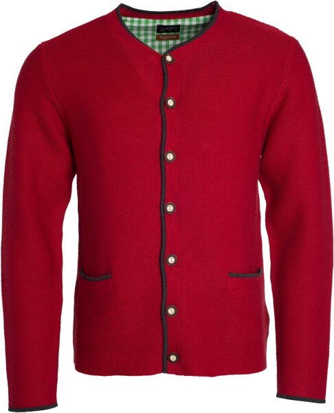 red/anthracite melange/green