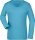 James & Nicholson Damen Stretch V-Ausschnitt T-Shirt langarm JN929