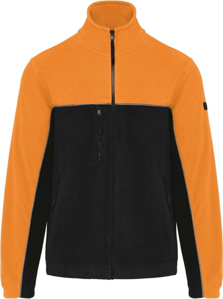 black/orange