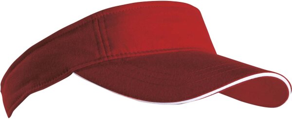 burgundy/white