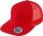 Myrtle Beach Unisex 6-Panel Baumwoll Flat Peak Mesh Kappe Netz Cap MB6509