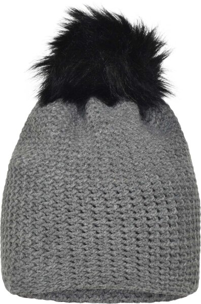 silver melange/black