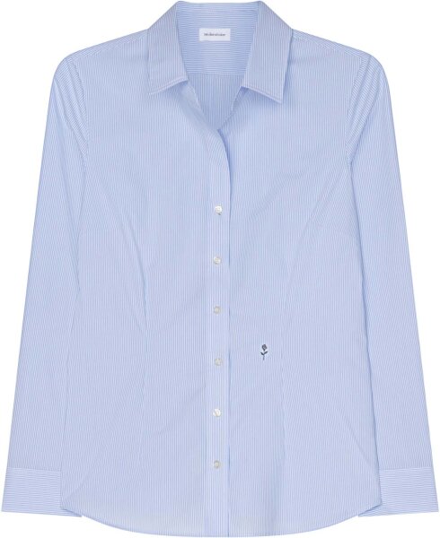 striped light blue/white